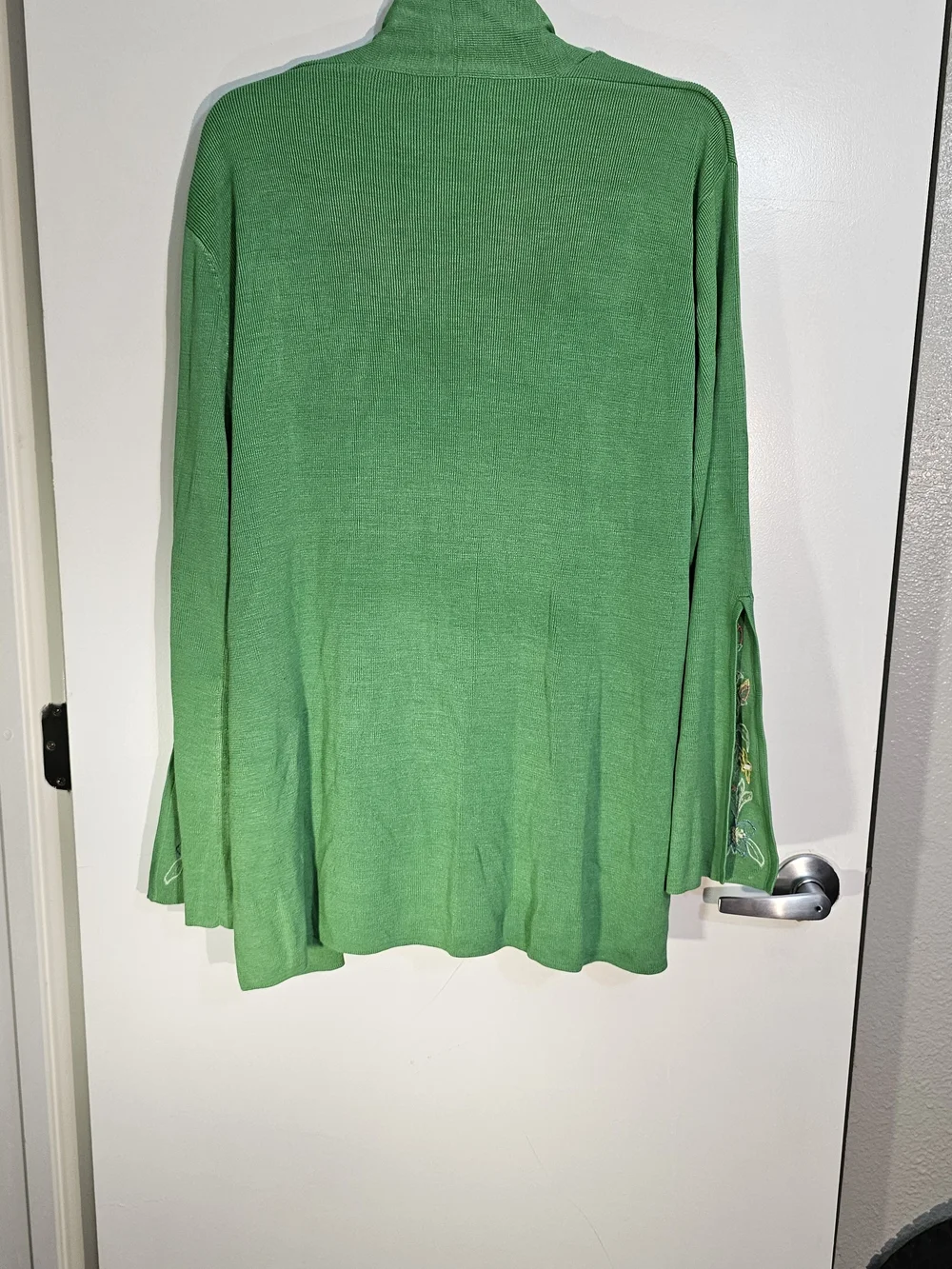 Silk Assets Diane Von Furstenberg Vintage 100% Silk Embroidered Cardigan 1X